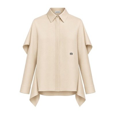 LOEWE 真丝斜纹软饰衬衫