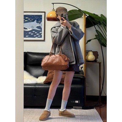 UGG Classic Micro女款Chestnut栗棕超短靴