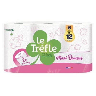 Le Trèfle Maxi Soft柔软大卷纸 6卷