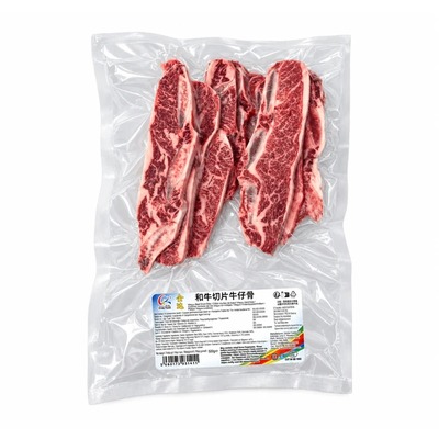 英国和牛带骨牛肋排片 500g