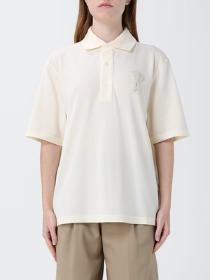 标志的棉质 Polo 衫