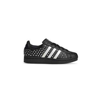 adidas Superstar II W 黑色水钻运动鞋｜11226398