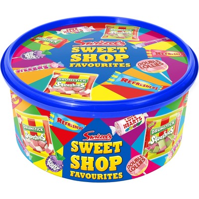 【史低价】Swizzels经典复古糖果650g桶装£3,11种口味