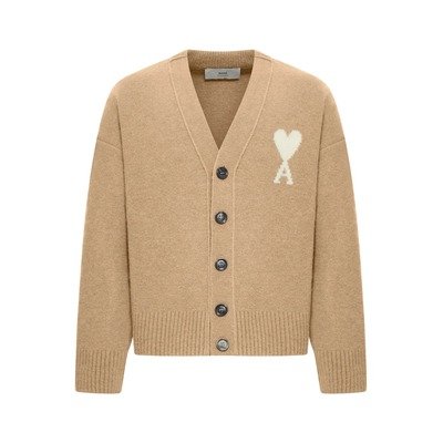 AMI de Cœur大爱心开衫 Beige