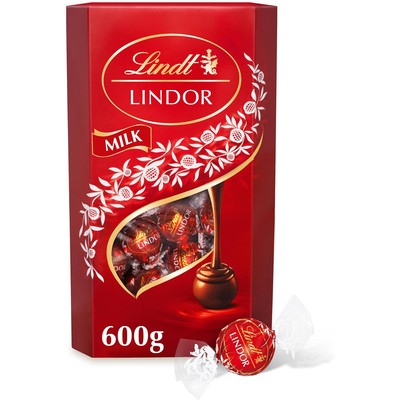 瑞士莲 Lindt Lindor 牛奶软心巧克力球 600g
