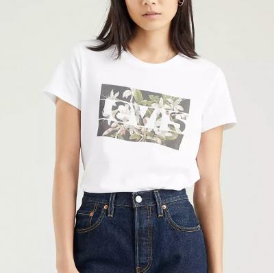 花卉女款白Tee