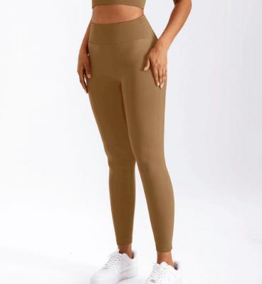 卡其色运动Legging