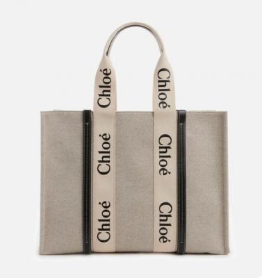 Chloe黑皮托特