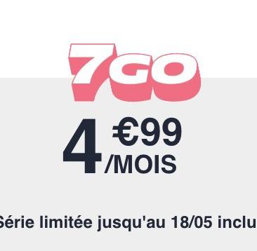 4.99欧7G套餐