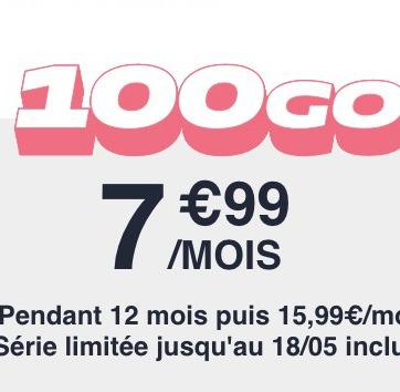 7.99欧100G套餐