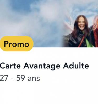 Carte Avantage Adulte