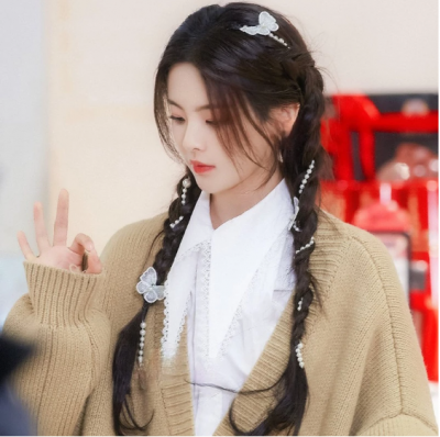 封面同款超越妹妹同款发饰