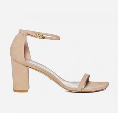 STUART WEITZMAN裸色凉鞋