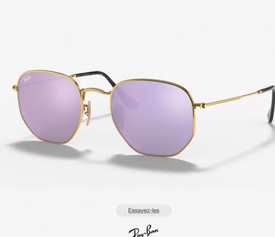 Ray-Ban不规则圆框墨镜