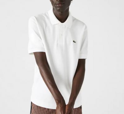 男士白色Polo