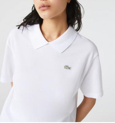 女士白色Polo