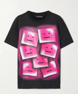 Acne Studio 笑脸黑T
