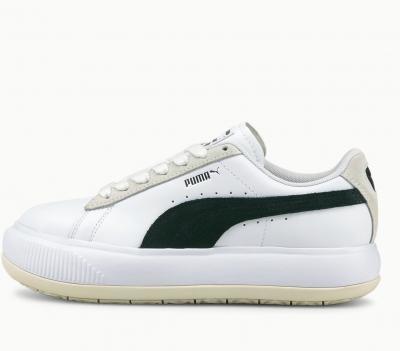 白色黑标Suede 