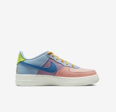 Air Force 1红蓝紫拼色