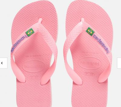 Havaianas粉色人字拖