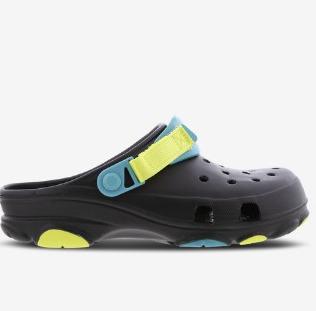 Crocs拼色洞洞鞋