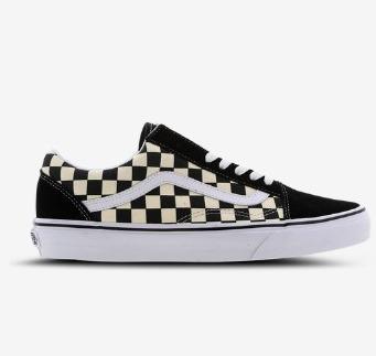 vans棋盘格帆布鞋