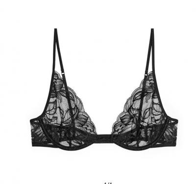 黑色蕾丝bra