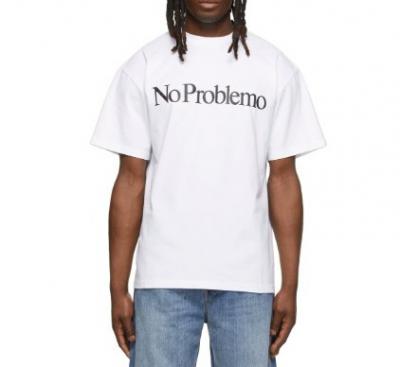 No Problemo白色T恤