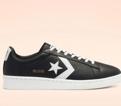 黑色低帮leather