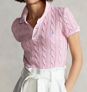 女士针织Polo衫（两色）