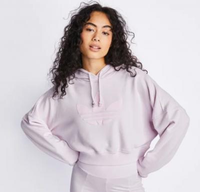adidas香芋紫卫衣