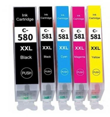 CANON 580 XXL / 581 XXL MULTIPACK - 5个超大容量墨盒