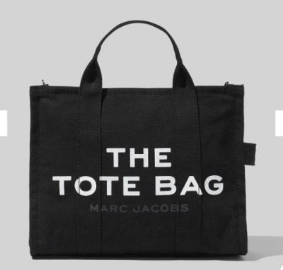 Marc Jacobs黑色经典帆布托特包