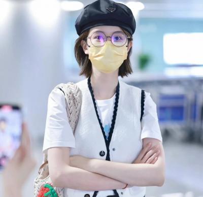 乔欣同款小香风马甲