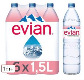 6x1.5L依云水