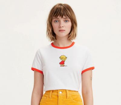 The Simpsons™ x Levi’s® 白色橘边T恤
