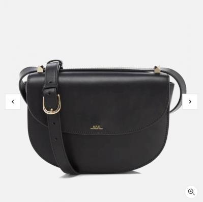 A.P.C.黑色翻盖包