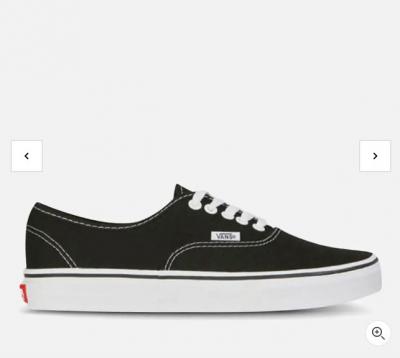 Vans黑色帆布鞋