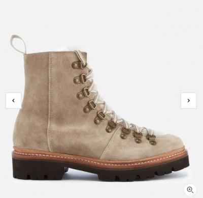 Grenson女款麂皮靴