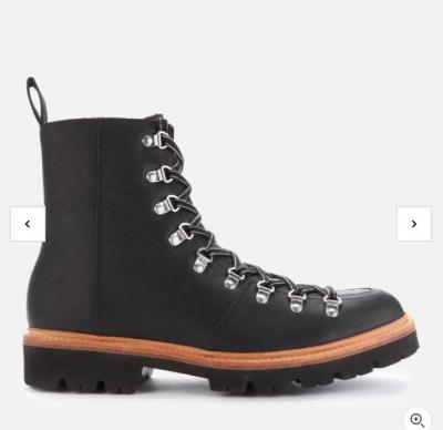 Grenson男式 Brady 皮革登山靴