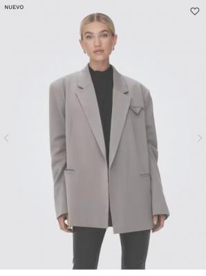ONLY气场全开灰色女西装