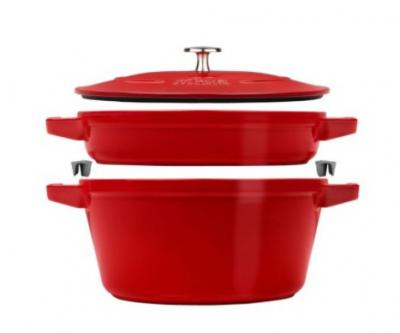Staub 红色珐琅锅套组