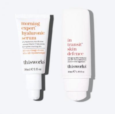 日间保湿精华液和保护性润肤霜SPF30