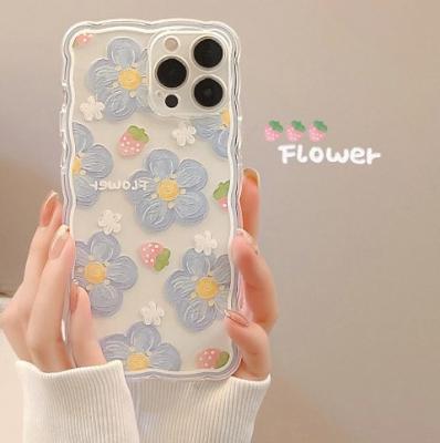 油画小花手机壳