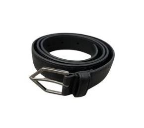Saint Laurent Ceinture en cuir Noir Taille :75 cm