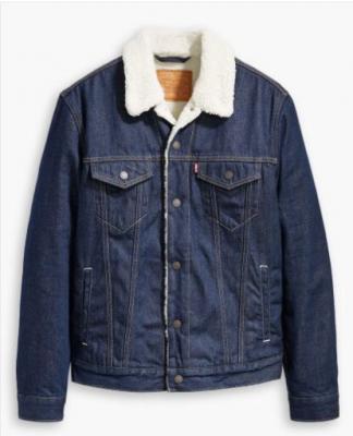 Levis sherpa bleu brut 男士秋冬牛仔棉外套