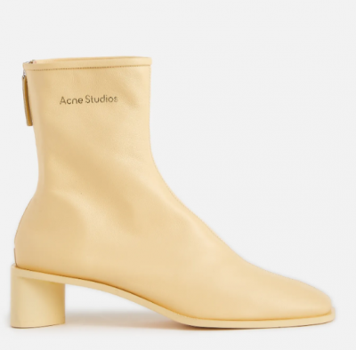 Acne studios皮革踝靴