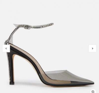 Stuart Weitzman透明带高跟鞋