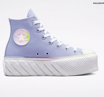 香芋紫厚底Chuck Taylor All Star @X