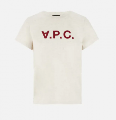 APC logo款棉质T恤
